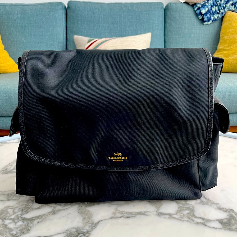 ALMOST NEW Coach Diaper Bag. Bag was used less than 5 times.